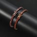 Solid Silver 2ct Red Ruby Womens Gemstone Tennis Bracelet Ladies 8 inch Jewelry