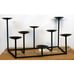 Southern Living Red Mountain 8 Tray Fireplace Candle Holder Pillar Black #40033
