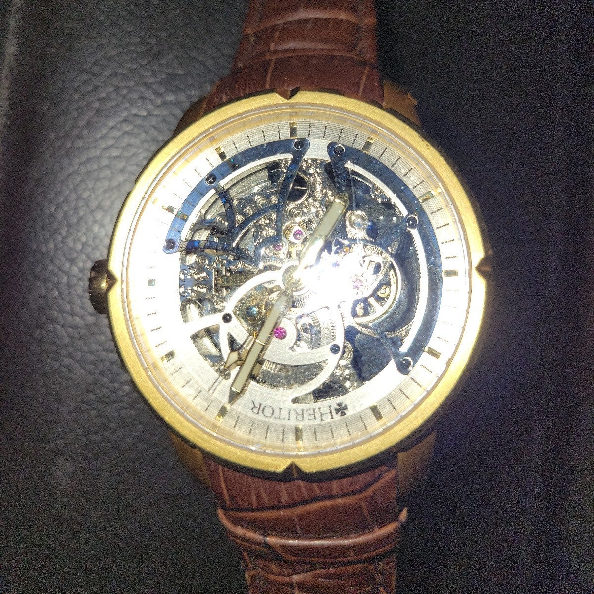 Rare Heritor Automatic Watch