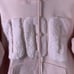 UGG Rey pink fuzzy logo casual loungewear hoodie womens Medium
