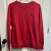 JORDAN red crewneck pullover