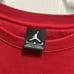 JORDAN red crewneck pullover