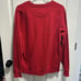 JORDAN red crewneck pullover