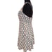 NBD On The Fence Chain Print White and Blue Fit and Flare Dress Size Medium