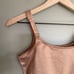 RUBY RIBBON Original Cami Size 36 Wireless Shapewear Comfortable Tan Light Brown