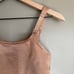 RUBY RIBBON Original Cami Size 36 Wireless Shapewear Comfortable Tan Light Brown