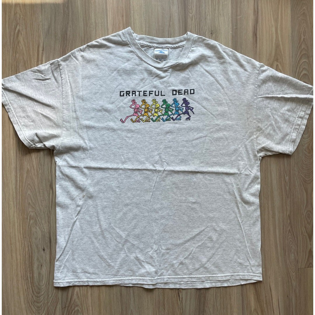 Vintage 2005 Grateful Dead Rainbow Skeleton 2XL
