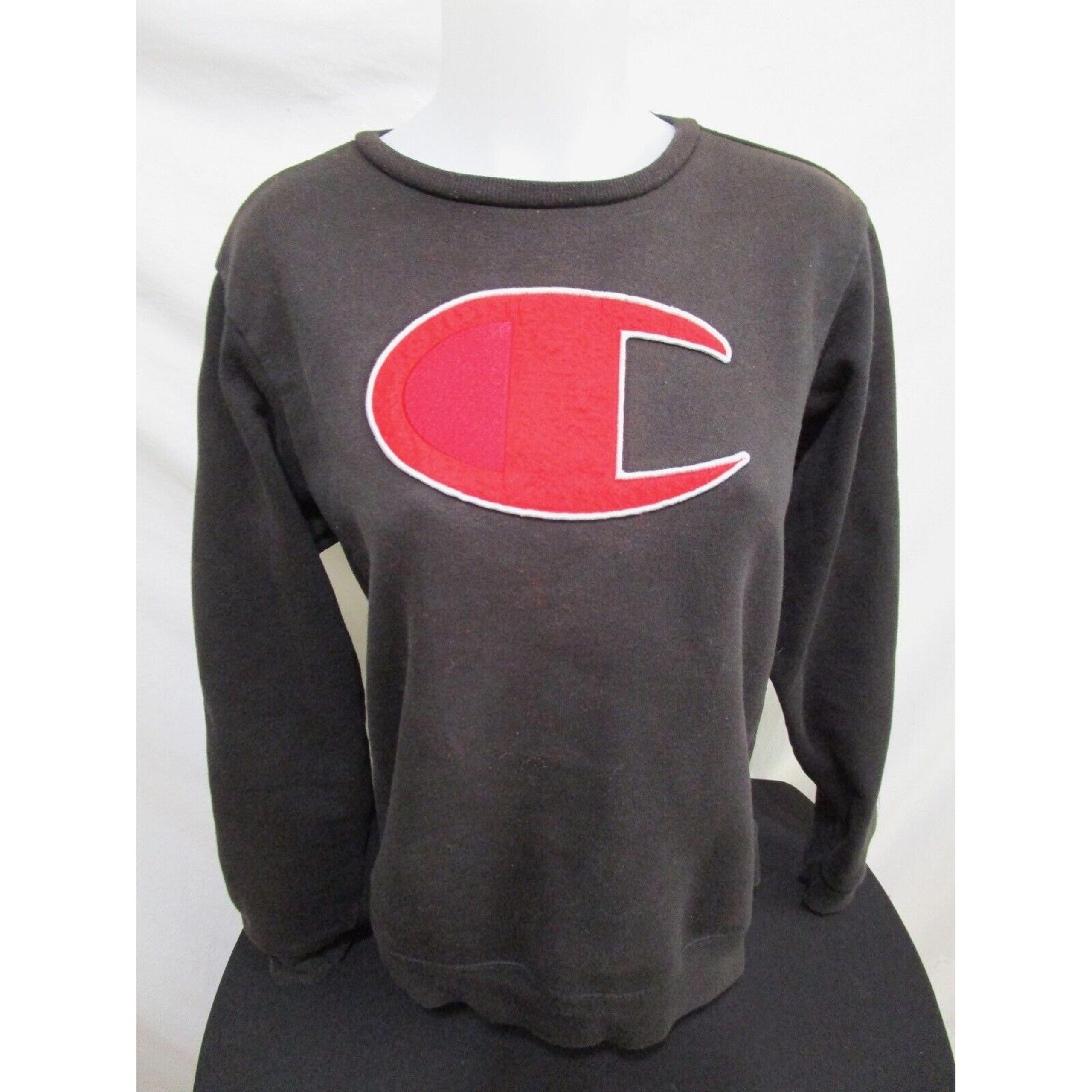 Champion Authentic Athletic Wear Big C Logo Crewneck Sweatshirt Women Sz XL