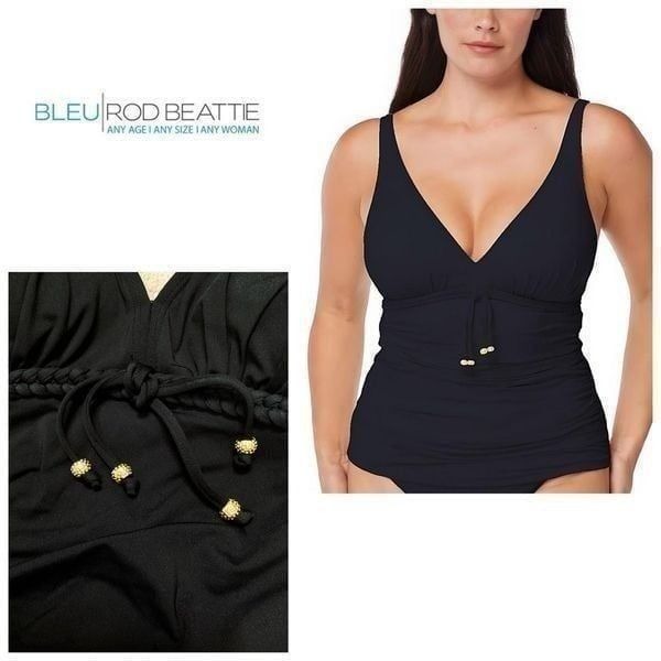 New. Bleu Rod Beattie black tankini 8D-cup. Retails 89