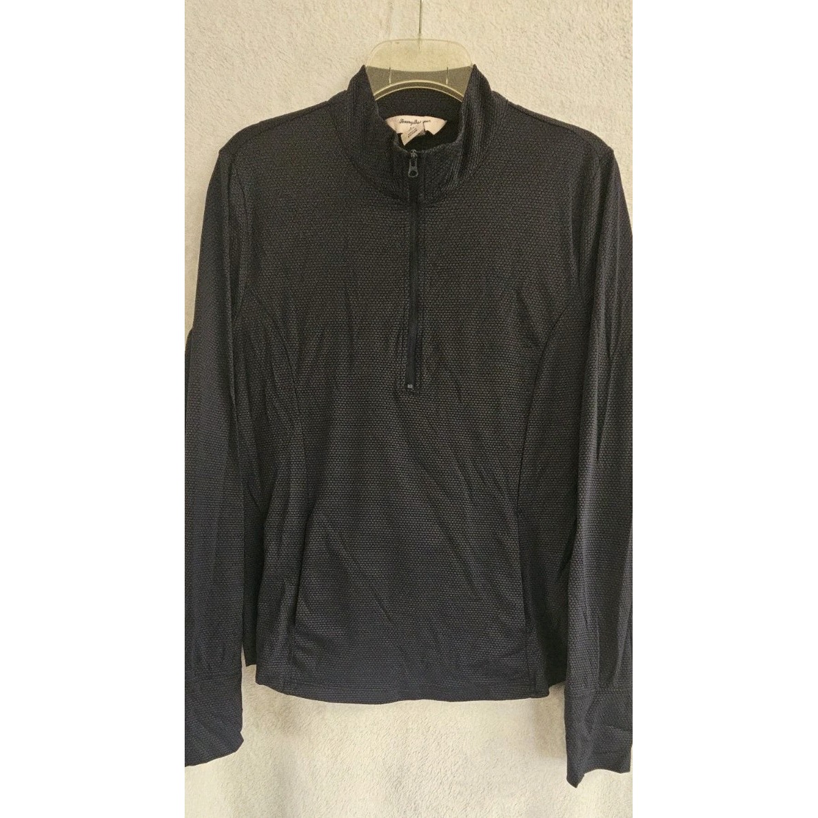 Tommy Bahamas Golf 1/4 Zip. Womens Large. Front Pocket.