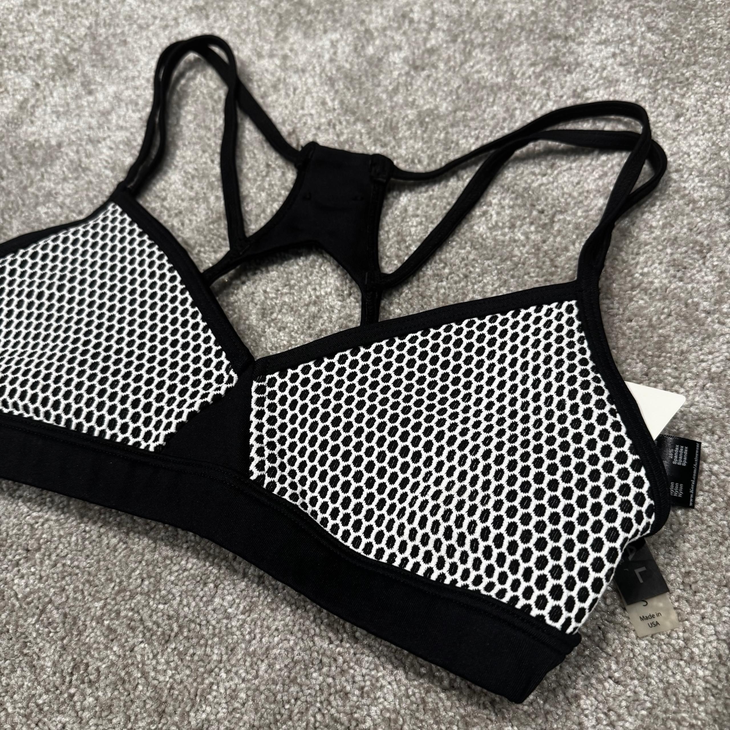 Koral Black and White Swim Top