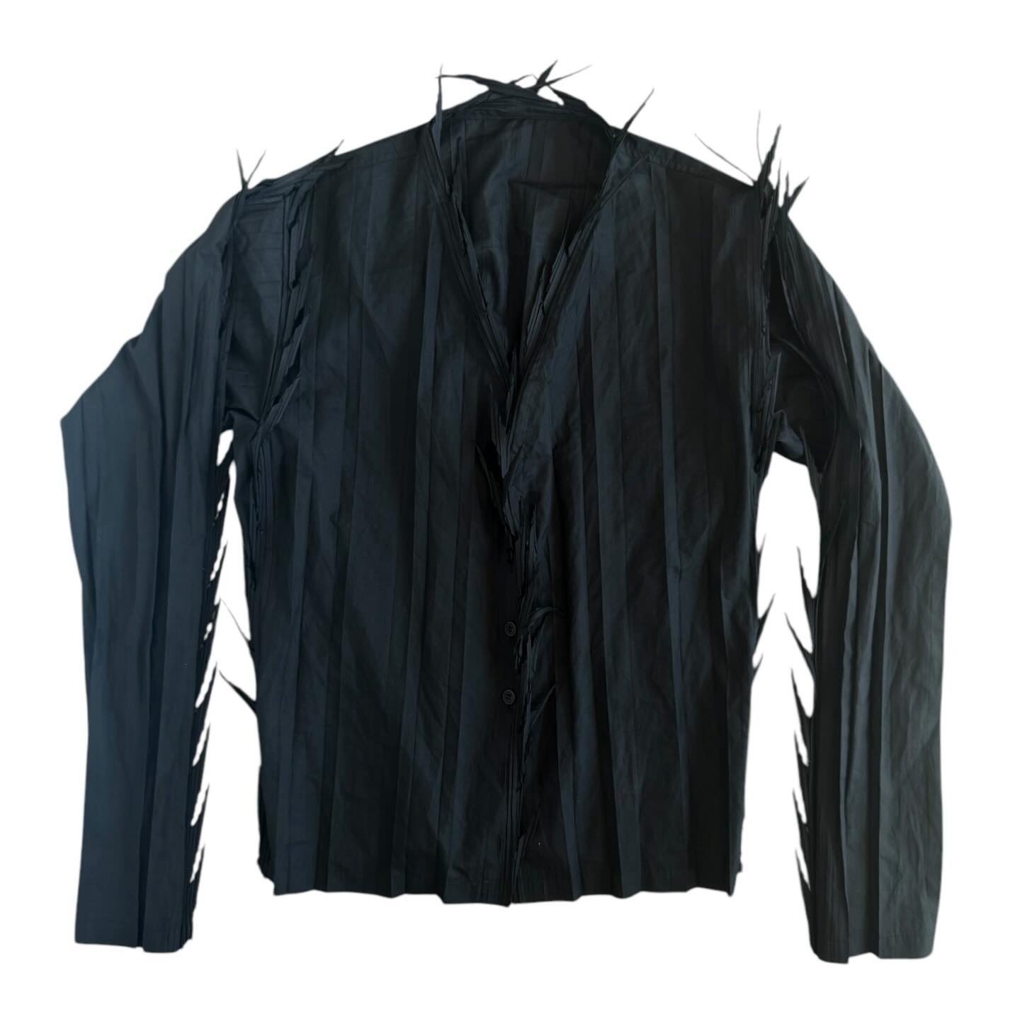 RARE Issey Miyake dragon button-up top