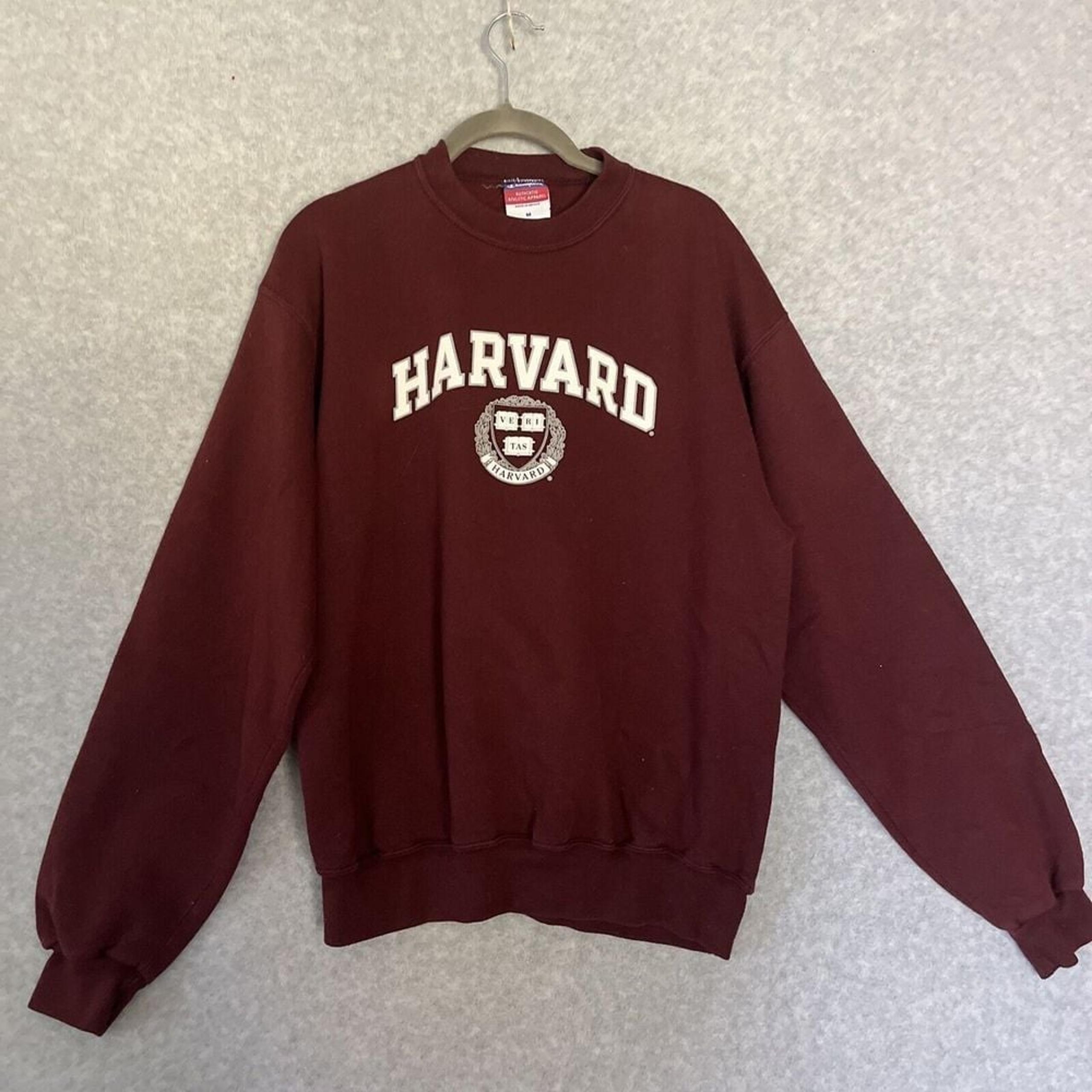 Vintage Champion Harvard University Ivy League Medium USA Sweatshirt Crimson 70s