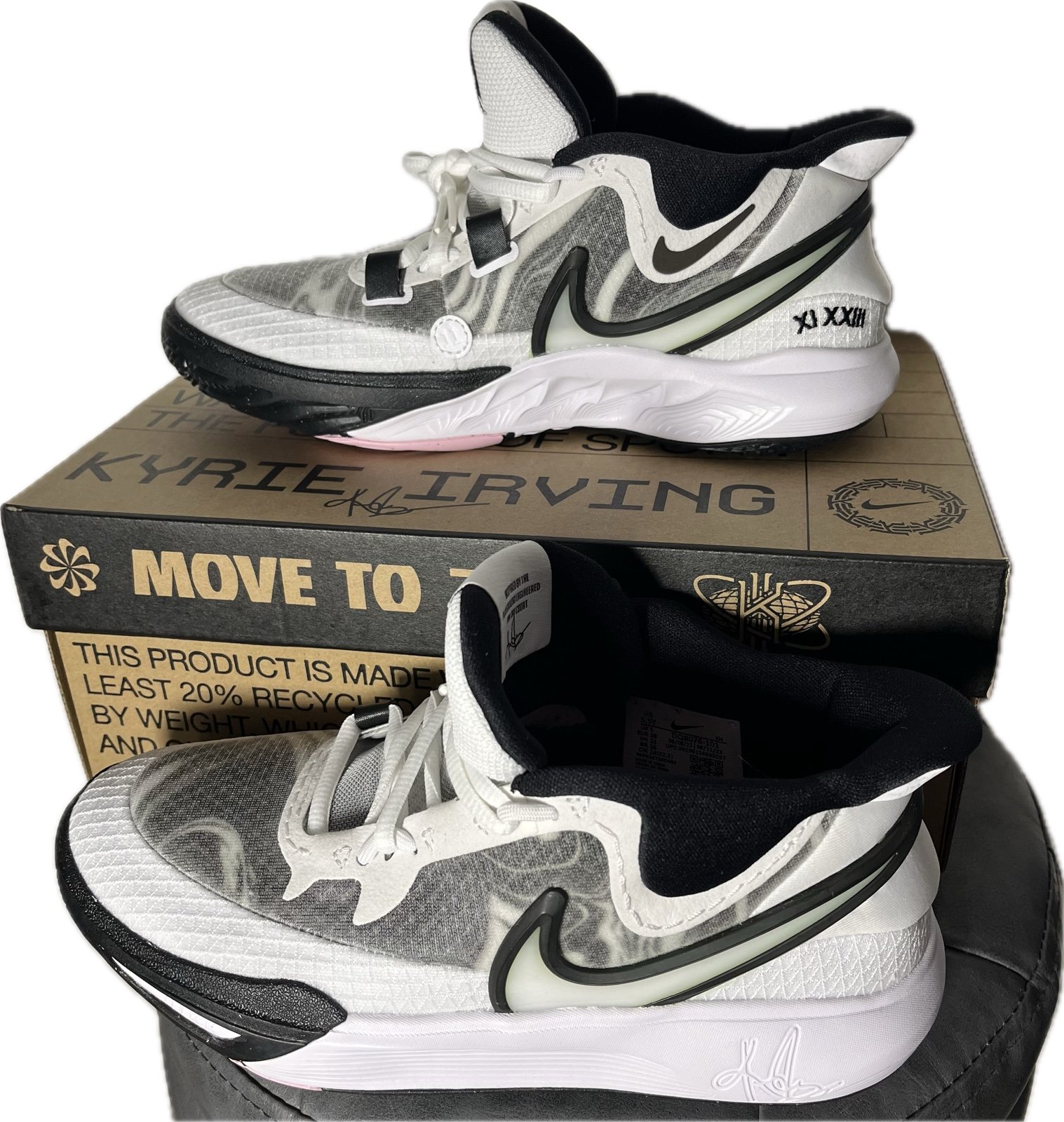 •DEADSTOCK• Nike Kyrie 8 GO (GS) 5.5Y / 7W with OG Kyrie Irving Move to Zero Box