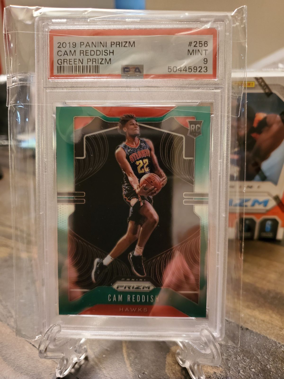 Cam Reddish rookie green prizm psa 9