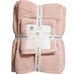 Mind on Design 6pc Eco Melange Pink Cotton Blend Towel Set Bath Hand Washcloths