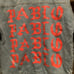Saint Pablo Kanye west jacket screenprint graphic jean jacket most likely a boot