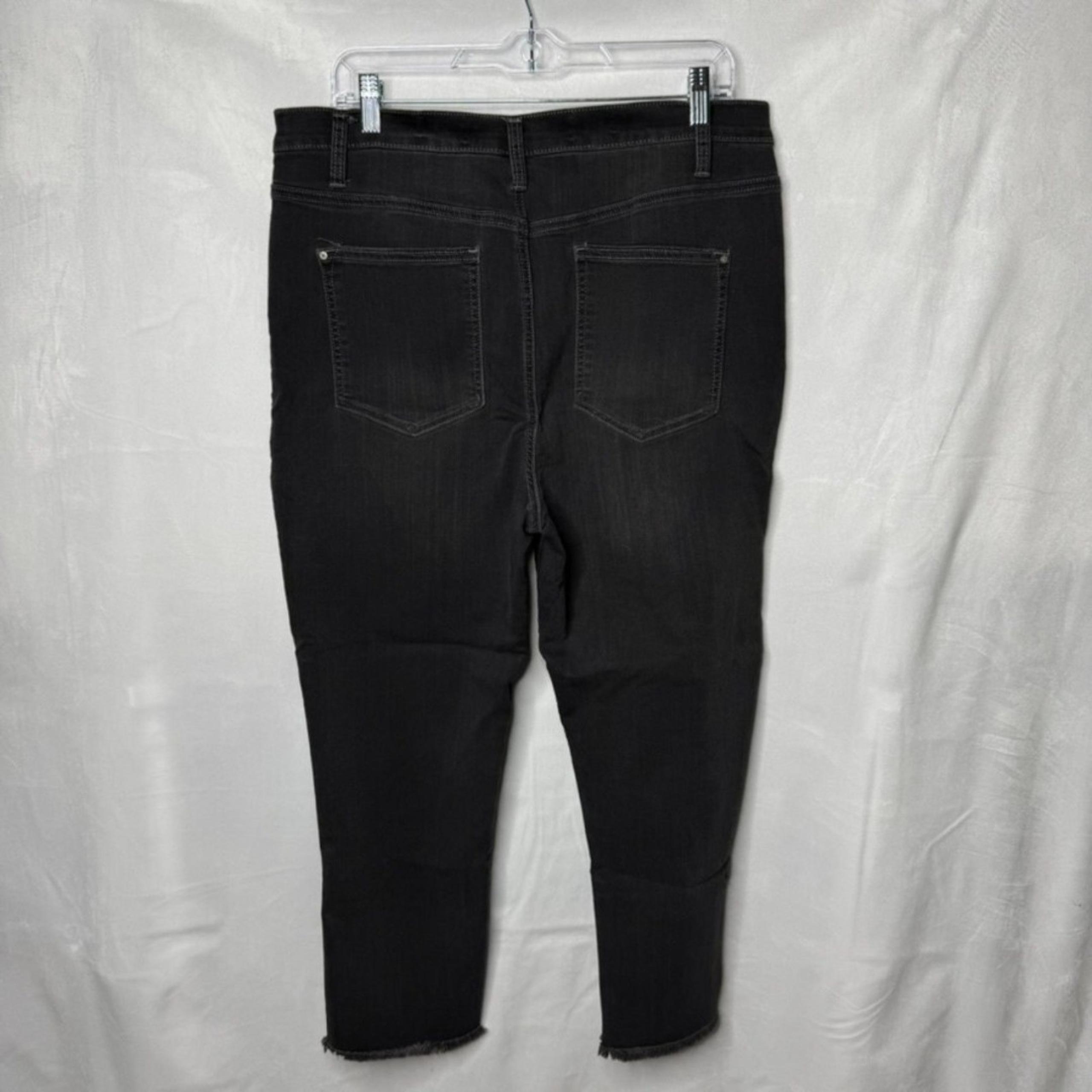 No Boundaries NOBO Women's Jeans Junior Size 21 High Rise Ankle Cut Stretch