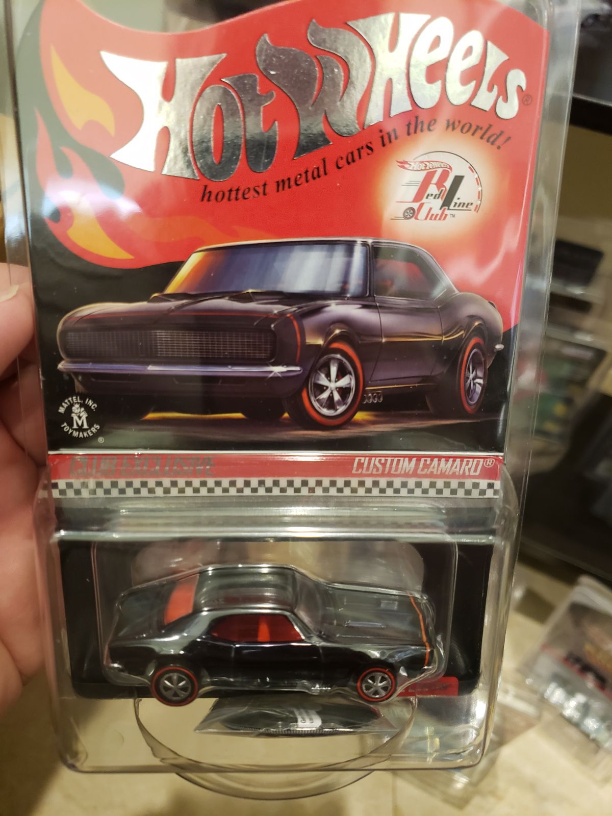 Hot Wheels rlc black custom Camaro