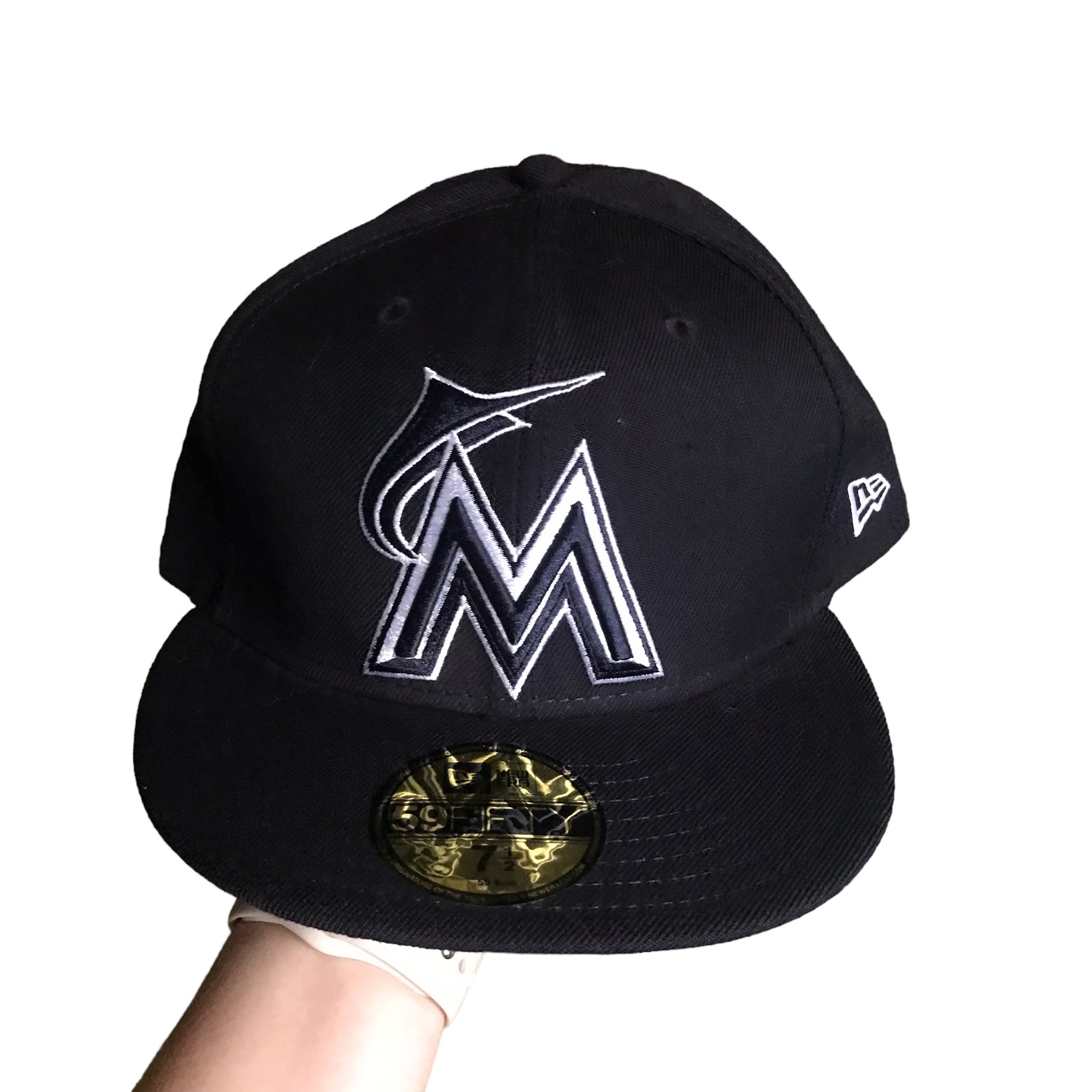 New Era miami Marlins fitted hat 7 1/2