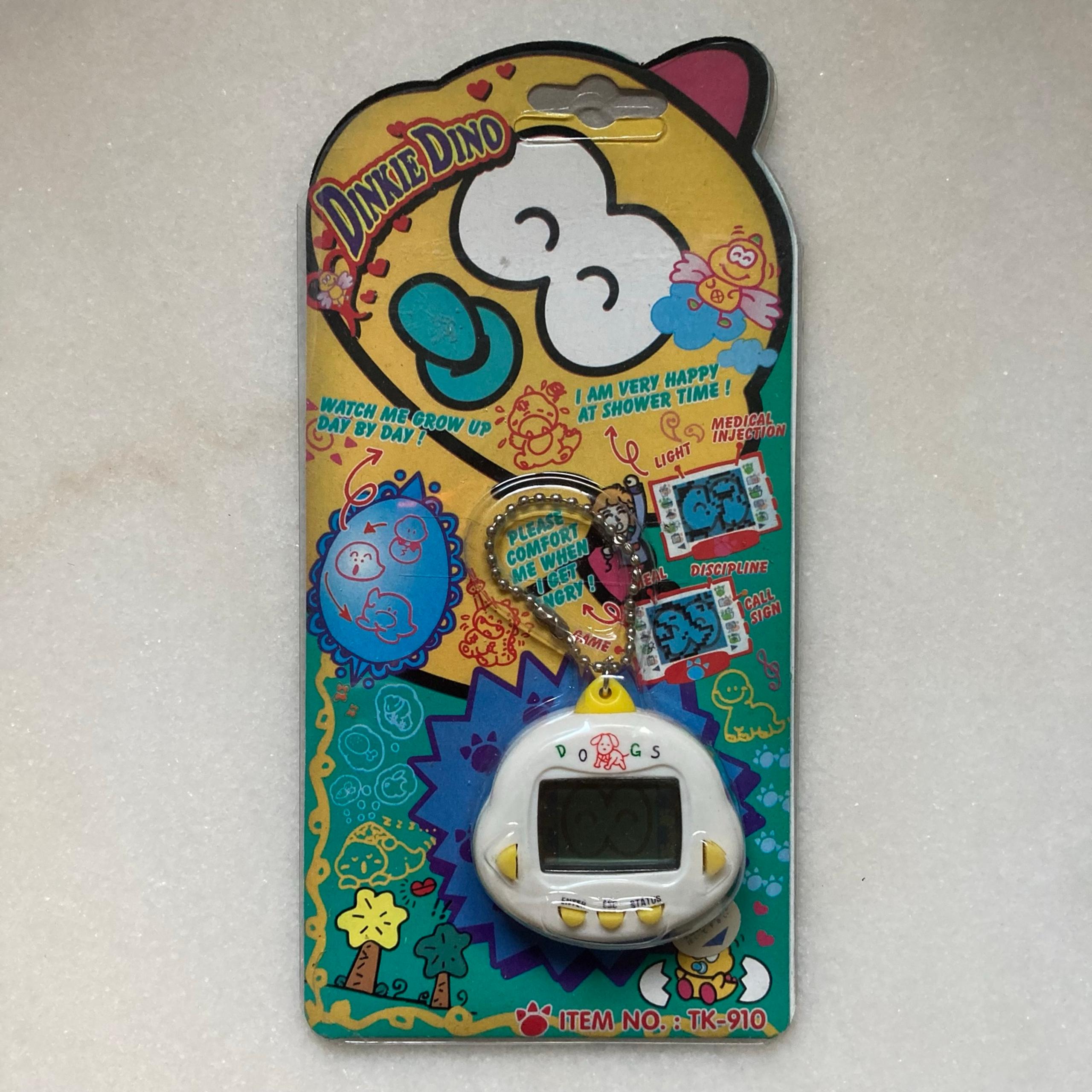 Working Dinkie Dino Dogs Puppy Virtual Pet 90s Electronic Kids Toy Tamagotchi - P&N