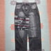 Vintage y2k baggy jeans wide leg pipes faded black cyber goth southpole 36x32