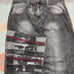 Vintage y2k baggy jeans wide leg pipes faded black cyber goth southpole 36x32