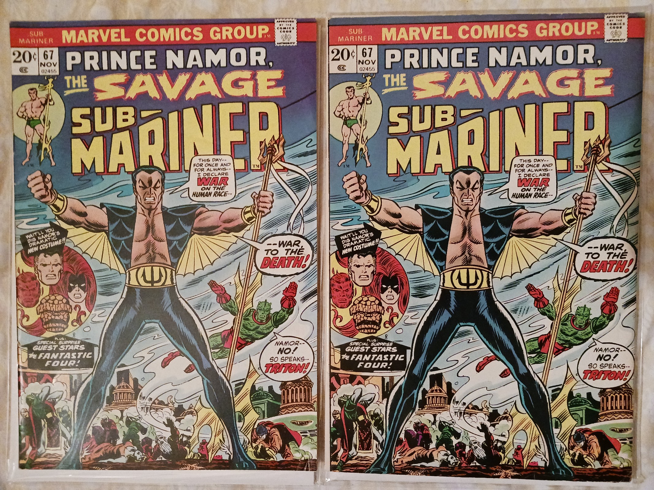 Sub-Mariner #67 (2 copies)