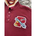 Rare Disney Winnie The Pooh Vintage Knit Rugby Style RED Sweater Adult Medium