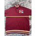 Rare Disney Winnie The Pooh Vintage Knit Rugby Style RED Sweater Adult Medium