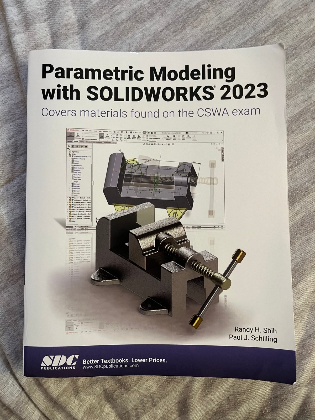 Parametric Modeling with SOLIDWORKS 2023 (Shih, Schilling) college book textbook