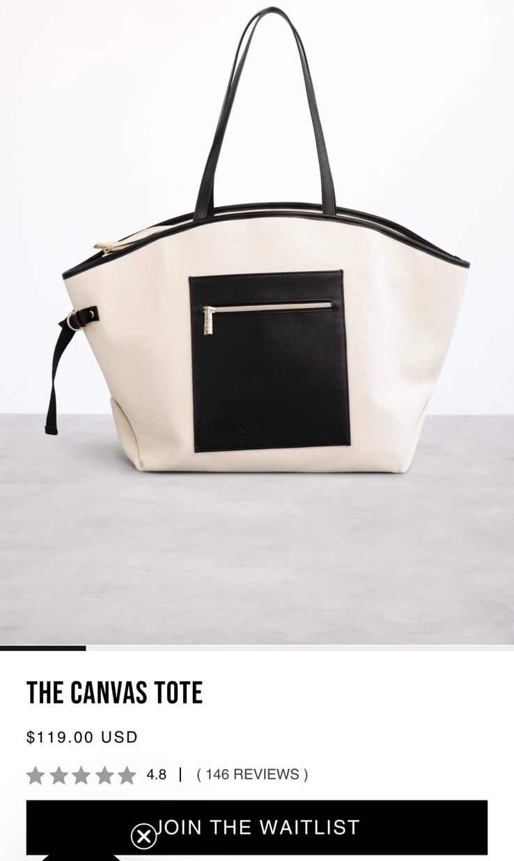 Béis Canvas Tote bag