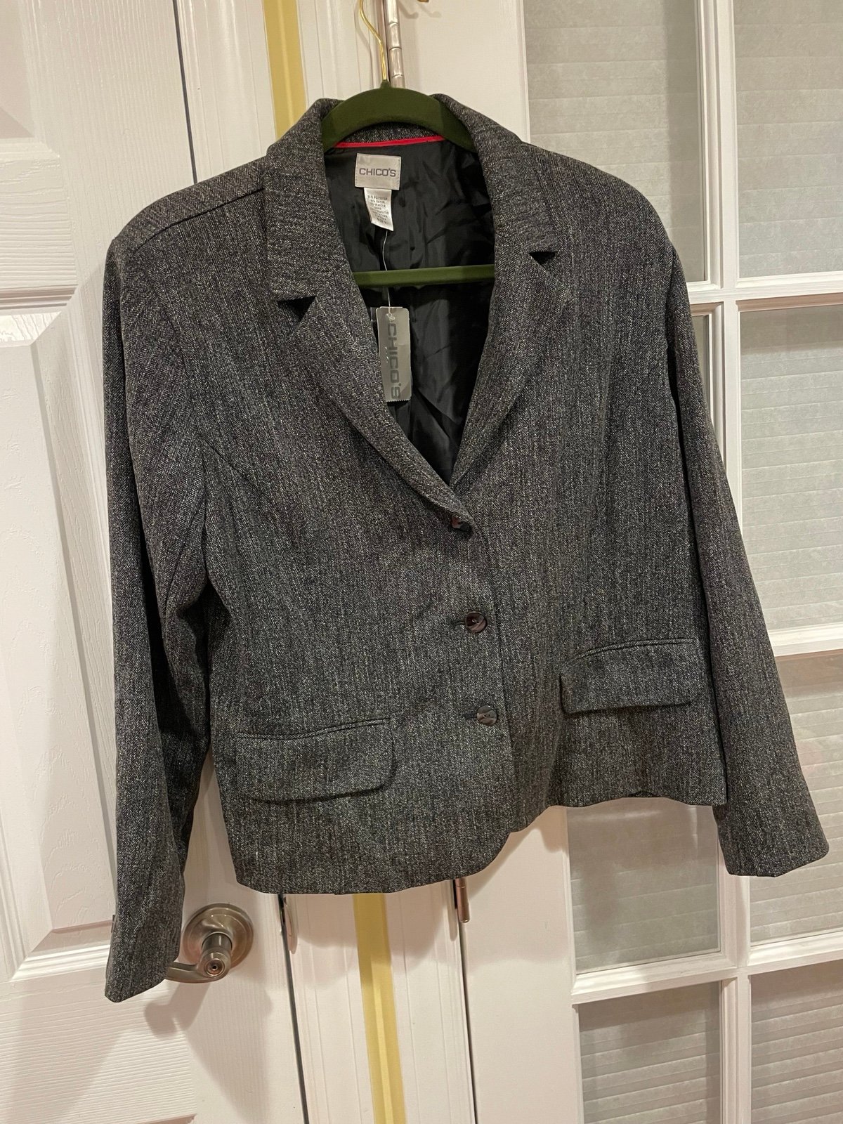 Chicos white cheap blazer