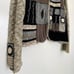 Sandy Starkman Crochet Boucle Cardigan Sweater Granny Square Boho Cottage Large