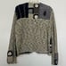 Sandy Starkman Crochet Boucle Cardigan Sweater Granny Square Boho Cottage Large