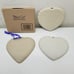 Pampered Chef Heart Cookie Molds Stoneware Brown Bag Holiday Baking
