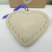 Pampered Chef Heart Cookie Molds Stoneware Brown Bag Holiday Baking