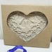 Pampered Chef Heart Cookie Molds Stoneware Brown Bag Holiday Baking