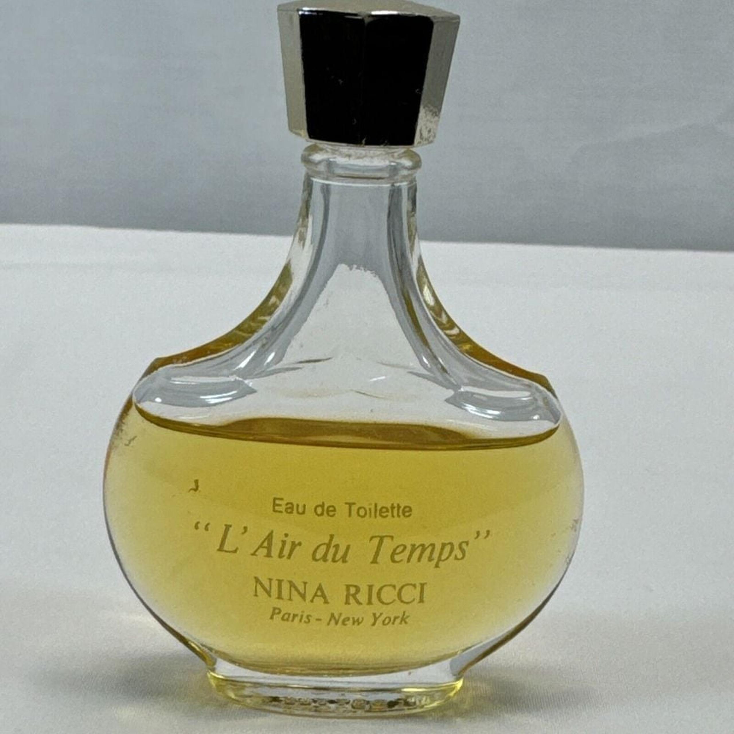 Vintage Nina Ricci L'Air Du Temps Perfume Eau de Toilette France 25ml 75% Full