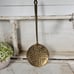 Antique Brass Strainer- Skimmer- Primitive Farmhouse, Cottage, French Country