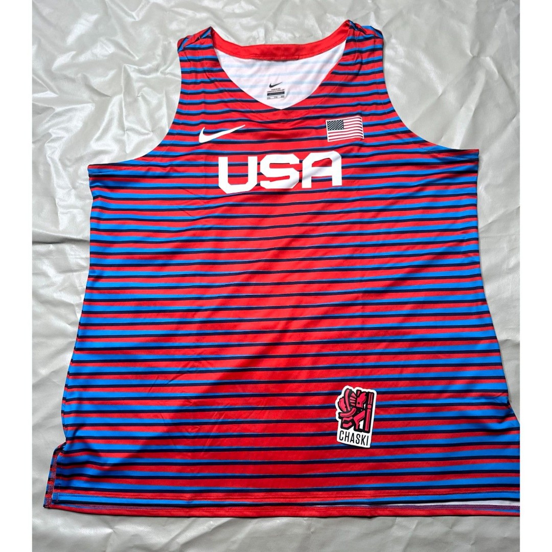 Nike Women Size XXL Pro Elite 2023 Olympic Team USA Track Singlet AO8752-602