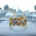 vintage openwork flower bracelet