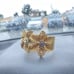 vintage openwork flower bracelet