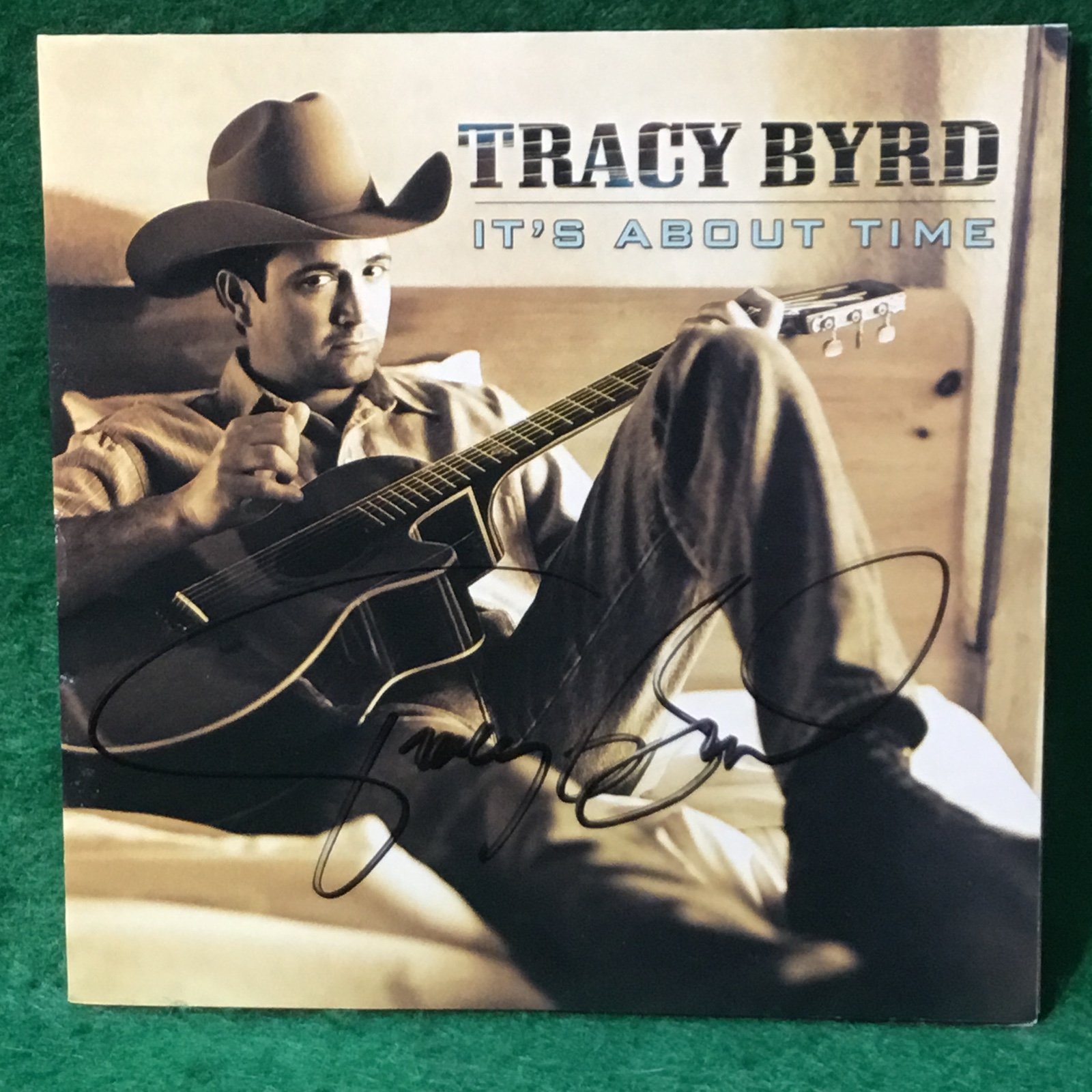 Tracy Byrd “It’s About Time” Autographed Country Music CD