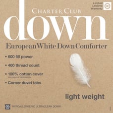 Charter club down comforter lightweigh queen
