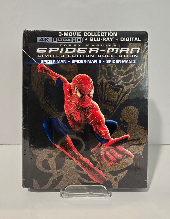 Spider-Man 1, 2 & 3 (4K UHD + Blu-ray + Digital) Ltd Ed Collection DigiBook *NEW