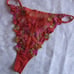 VS ORANGE NET EMBROIDERED THONGS – NWOT