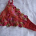 VS ORANGE NET EMBROIDERED THONGS – NWOT