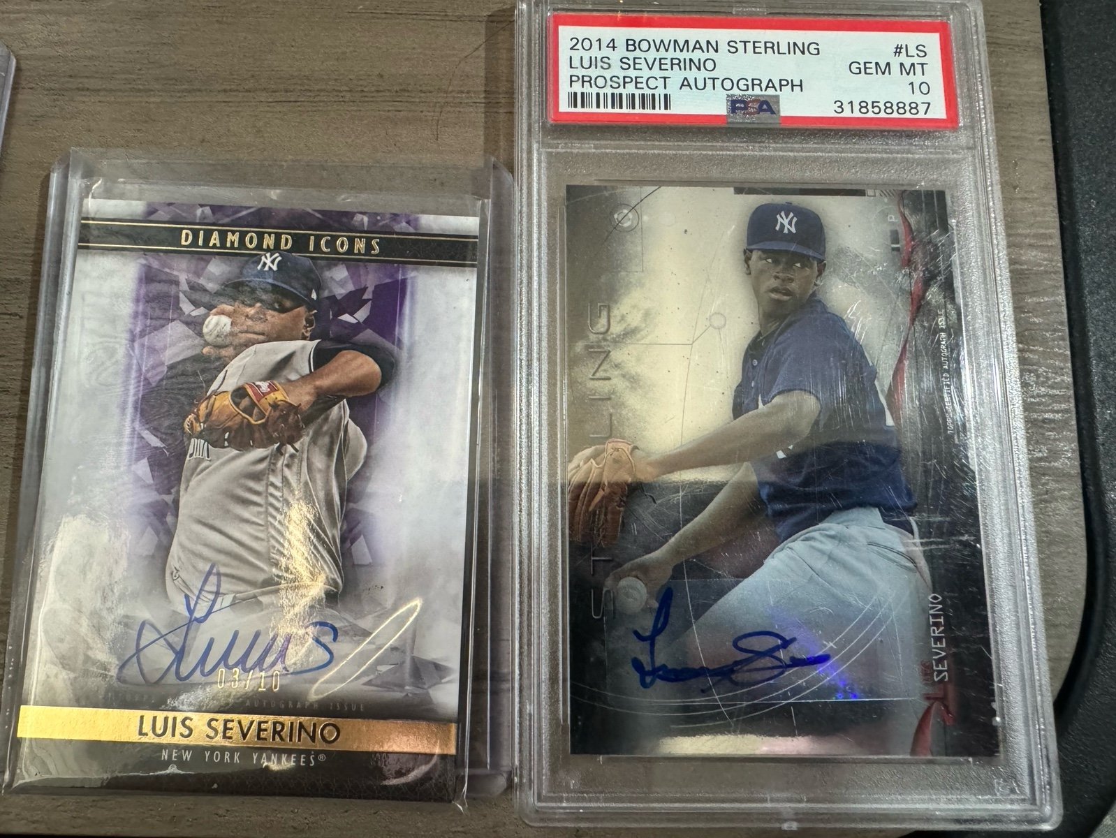 Luis severino lot of cards
