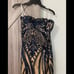 NWT Colette by Mon Cheri style C117101 Navy and nude strapless 8